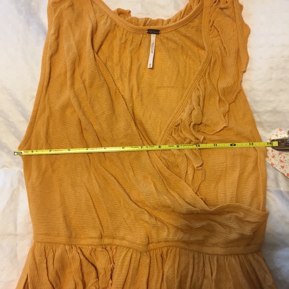 NWT Free People Float Away Mango Tank Top - Picture 7 of 7
